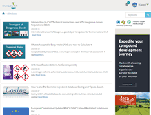 Tablet Screenshot of chemsafetypro.com